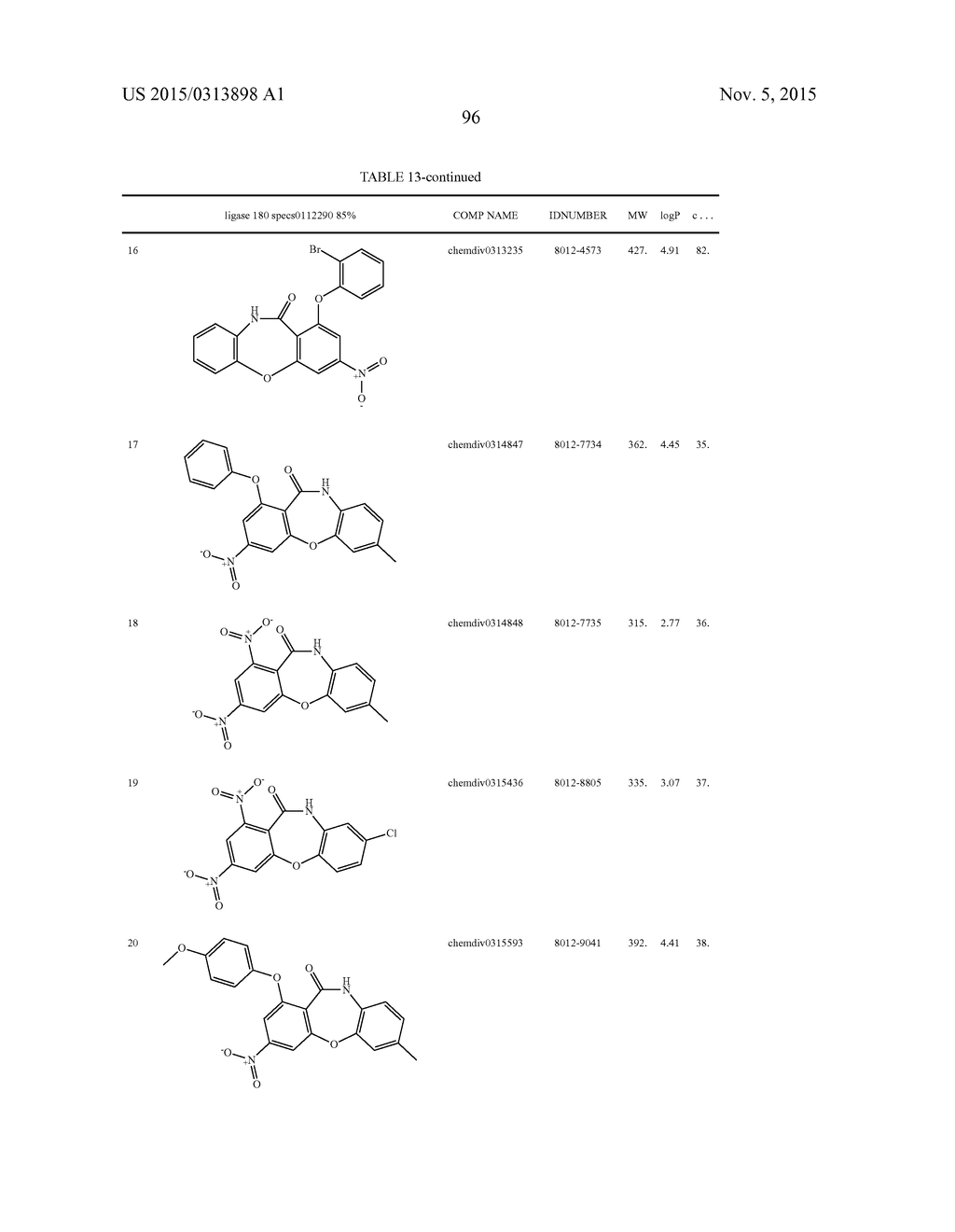 COMPOUNDS THAT INHIBIT HUMAN DNA LIGASES AND METHODS OF TREATING CANCER - diagram, schematic, and image 116