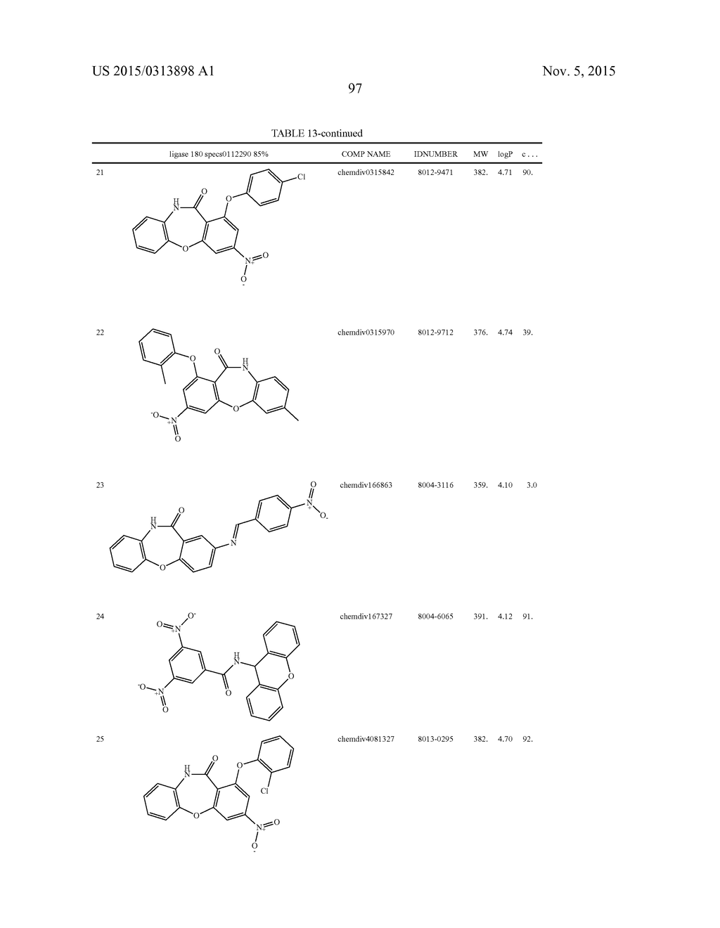 COMPOUNDS THAT INHIBIT HUMAN DNA LIGASES AND METHODS OF TREATING CANCER - diagram, schematic, and image 117