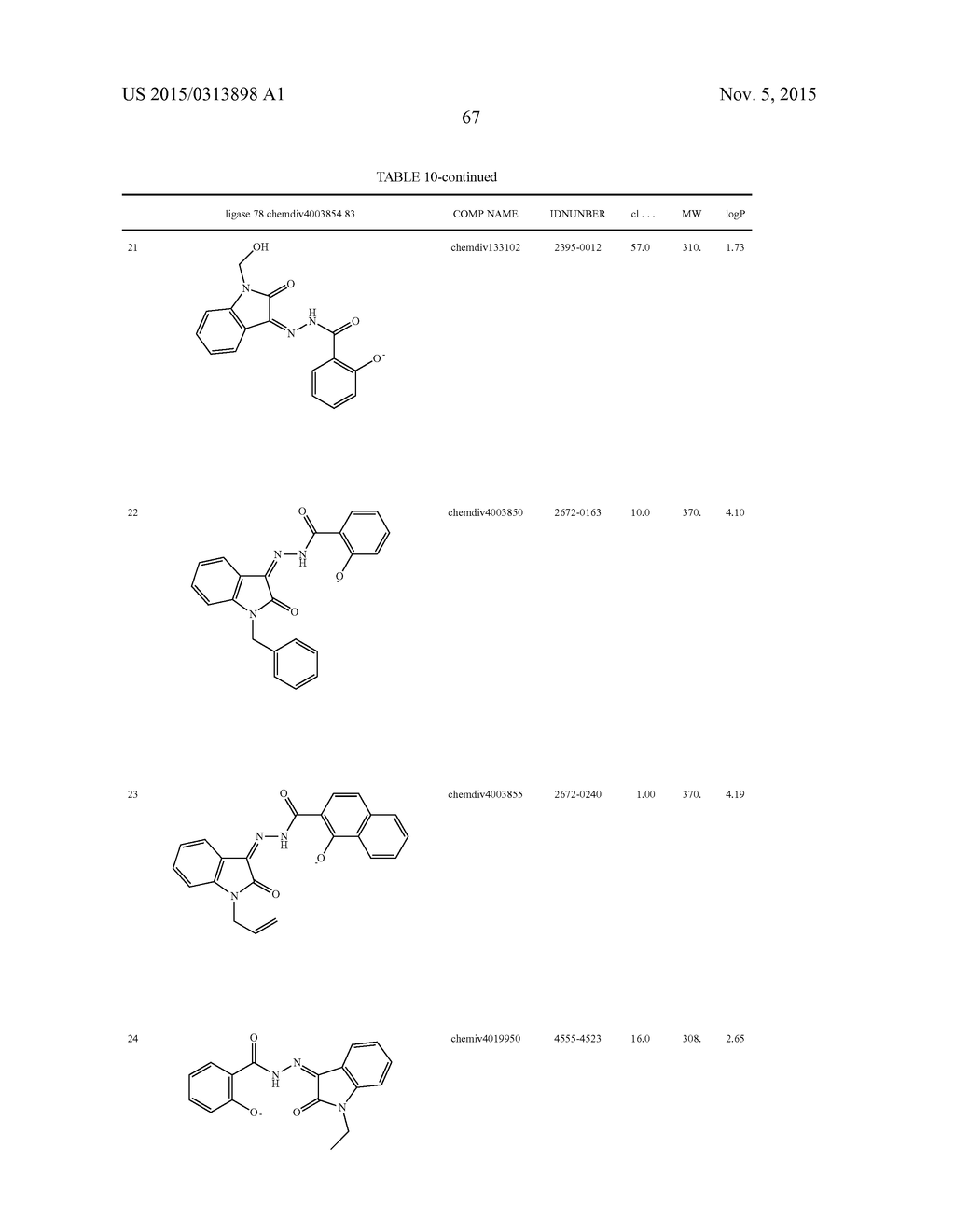 COMPOUNDS THAT INHIBIT HUMAN DNA LIGASES AND METHODS OF TREATING CANCER - diagram, schematic, and image 87