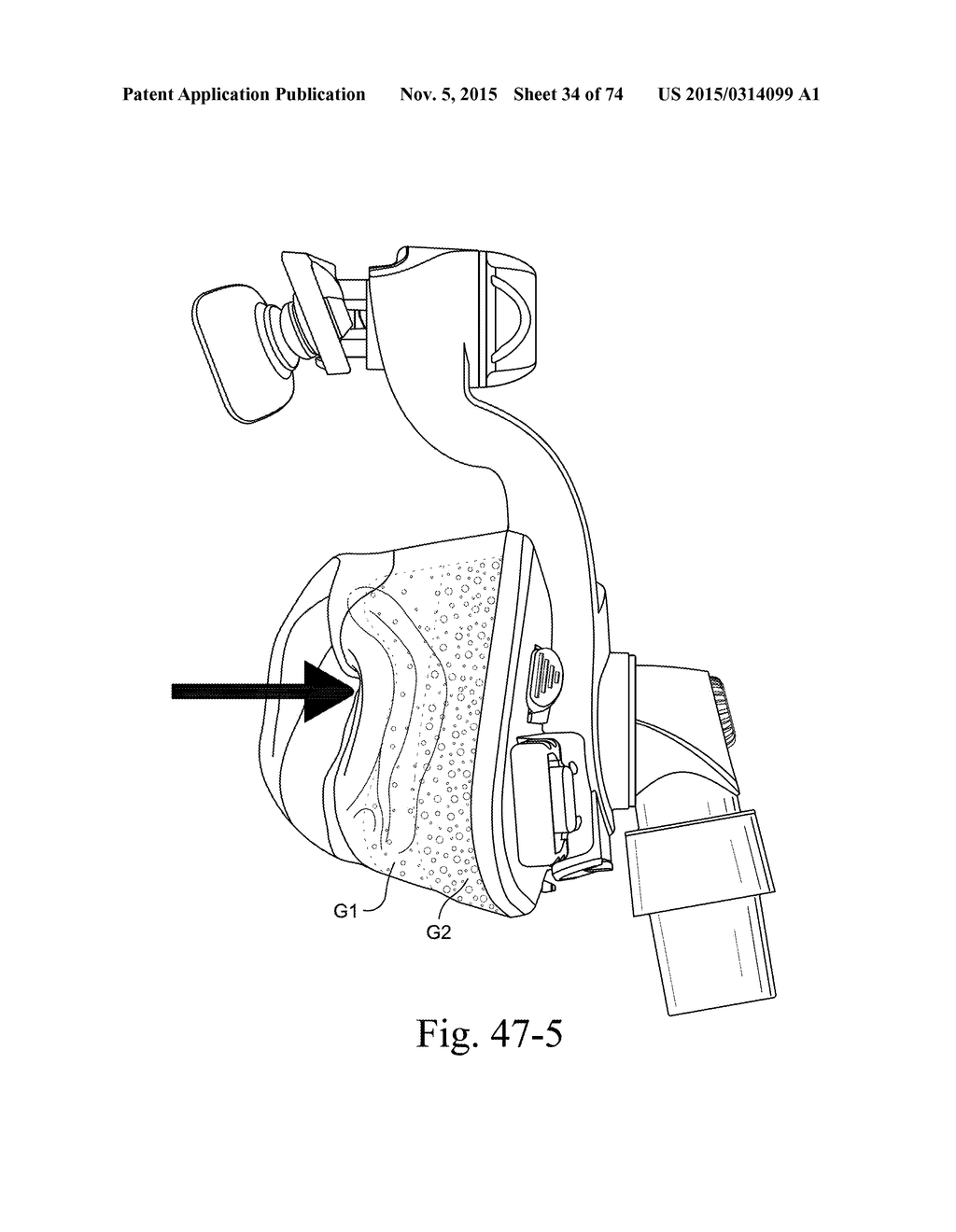 FLEXIBLE STRUCTURE FOR MASK, AND METHOD AND APPARATUS FOR EVALUATING     PERFORMANCE OF A MASK IN USE - diagram, schematic, and image 35