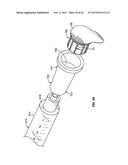 Antiseptic Cap Equipped Syringe diagram and image