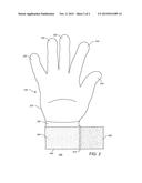 FITTED WRIST PROTECTIVE GLOVE diagram and image