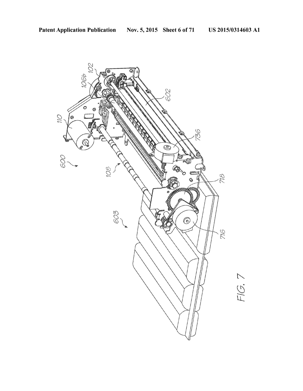 PRINTER HAVING SLED PROVIDING WIPING, CAPPING AND PLATEN MODULES - diagram, schematic, and image 07