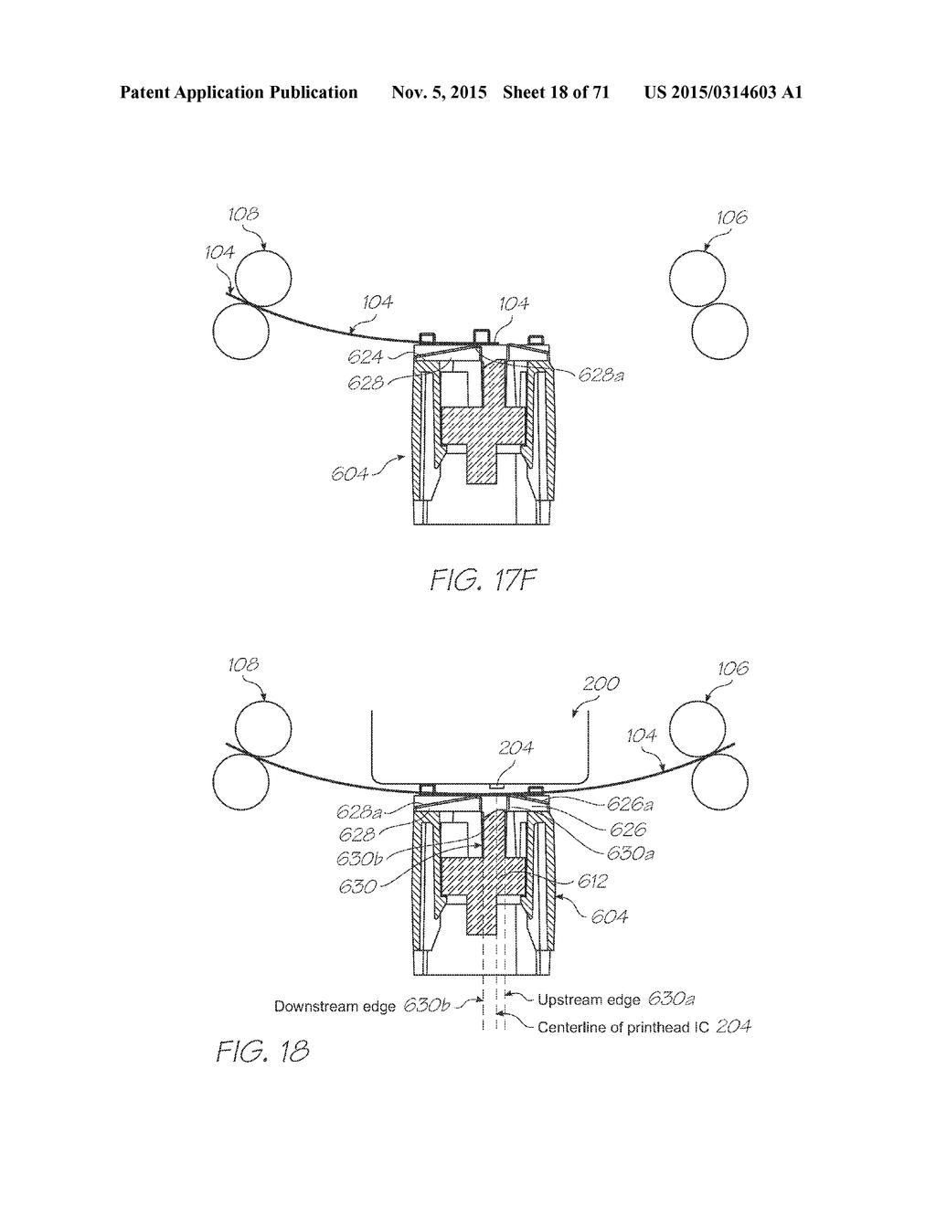 PRINTER HAVING SLED PROVIDING WIPING, CAPPING AND PLATEN MODULES - diagram, schematic, and image 19