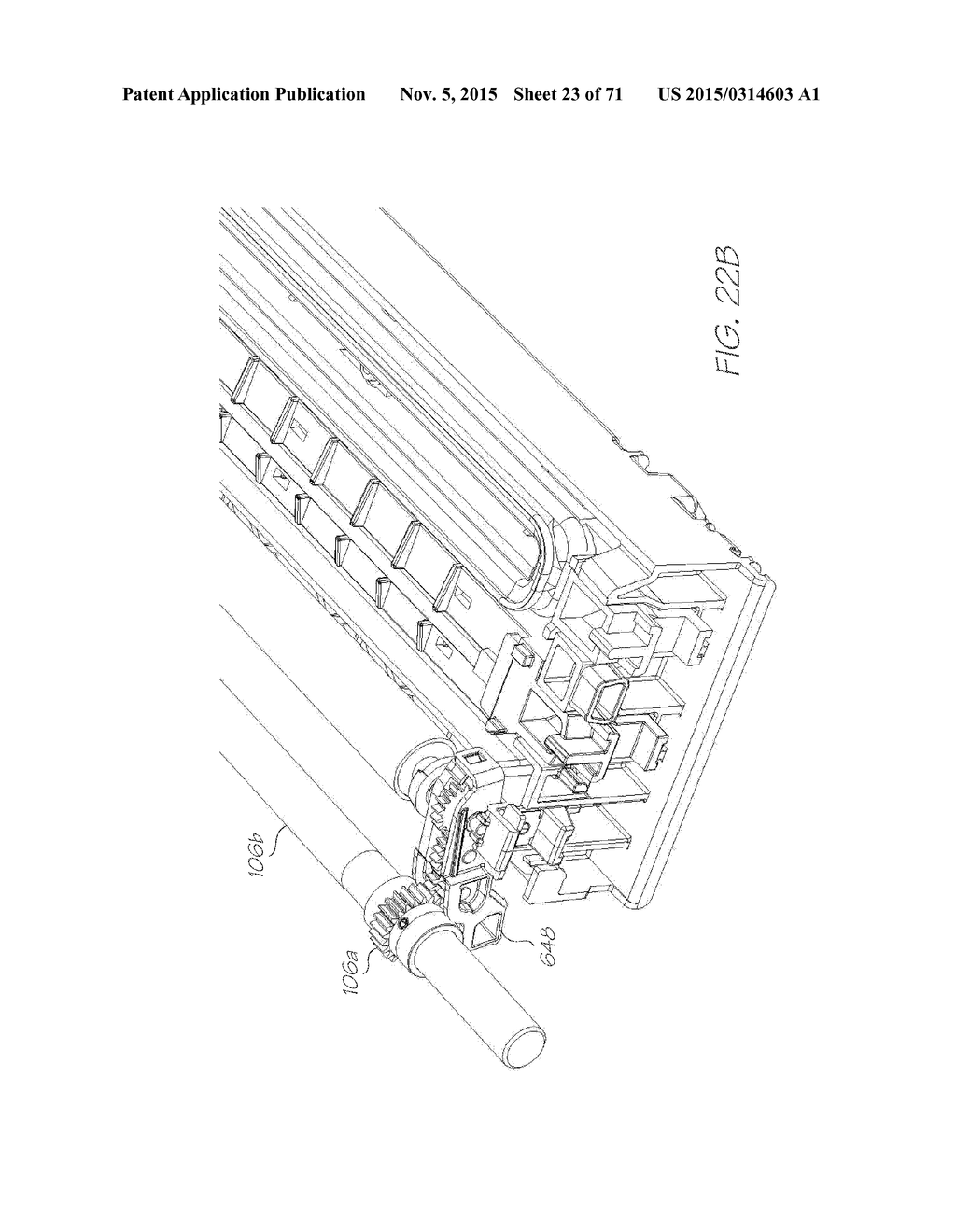 PRINTER HAVING SLED PROVIDING WIPING, CAPPING AND PLATEN MODULES - diagram, schematic, and image 24