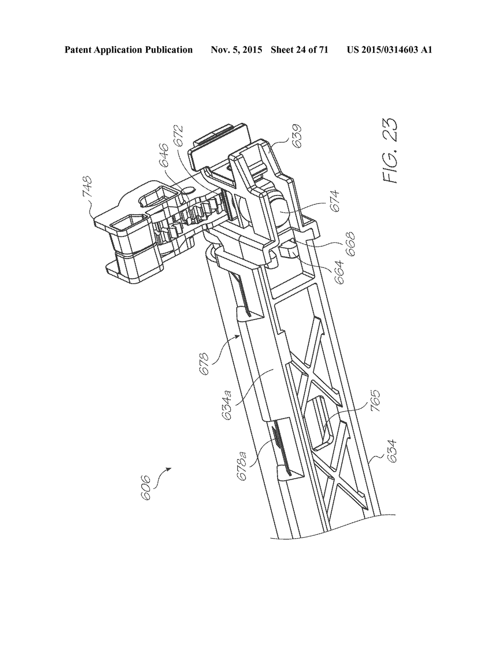 PRINTER HAVING SLED PROVIDING WIPING, CAPPING AND PLATEN MODULES - diagram, schematic, and image 25