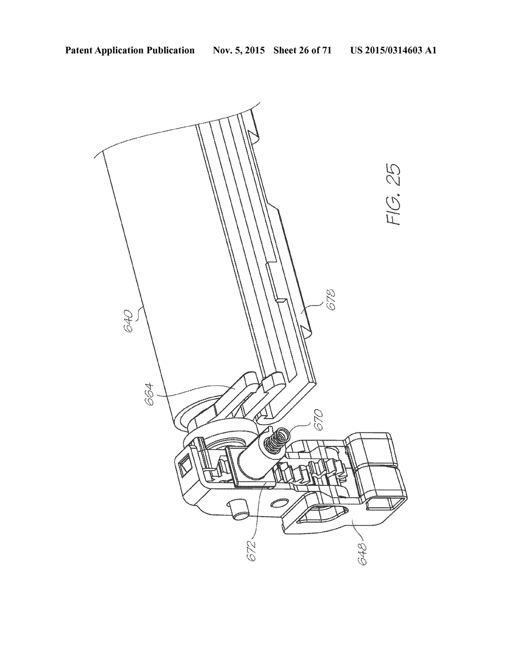 PRINTER HAVING SLED PROVIDING WIPING, CAPPING AND PLATEN MODULES - diagram, schematic, and image 27