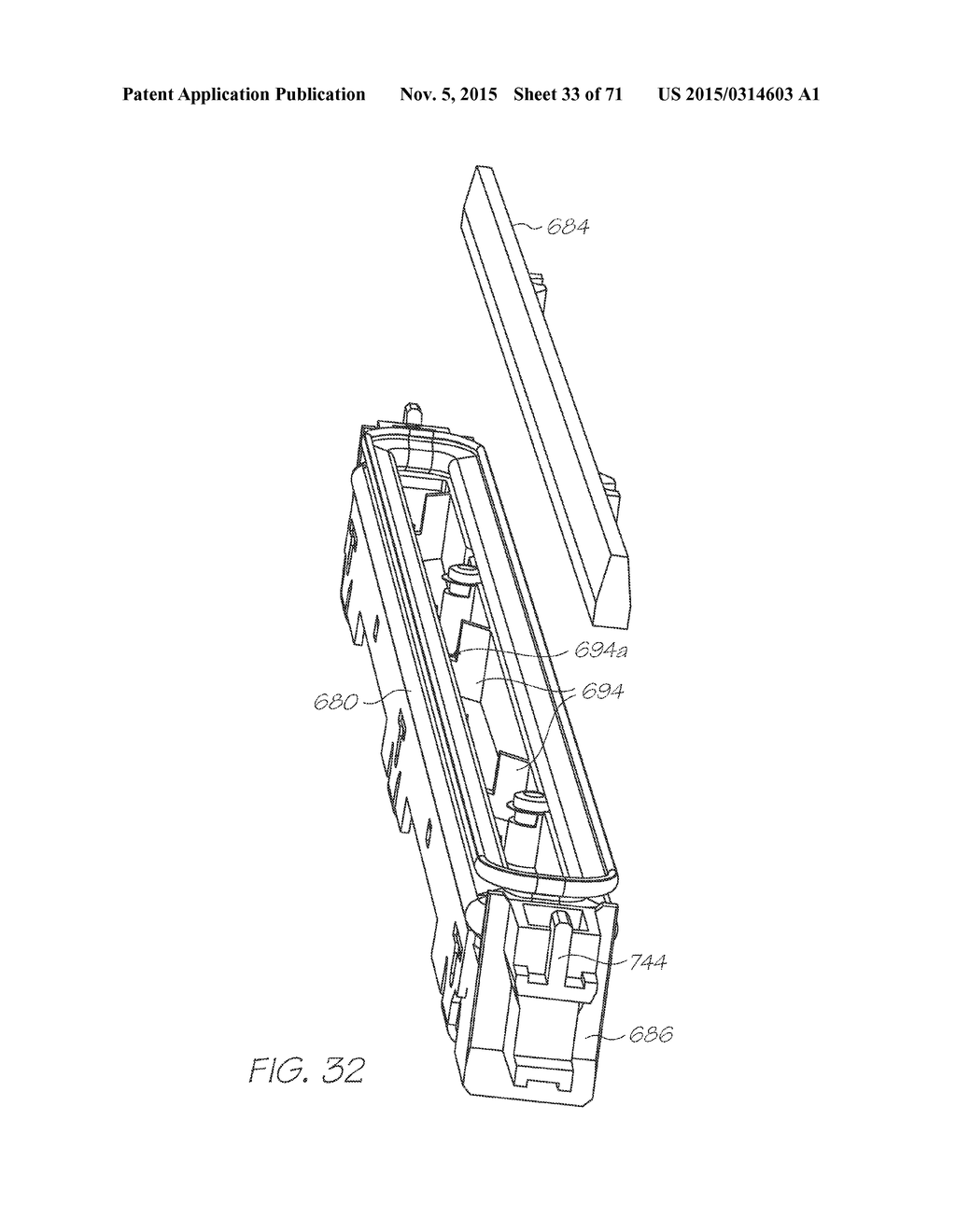 PRINTER HAVING SLED PROVIDING WIPING, CAPPING AND PLATEN MODULES - diagram, schematic, and image 34