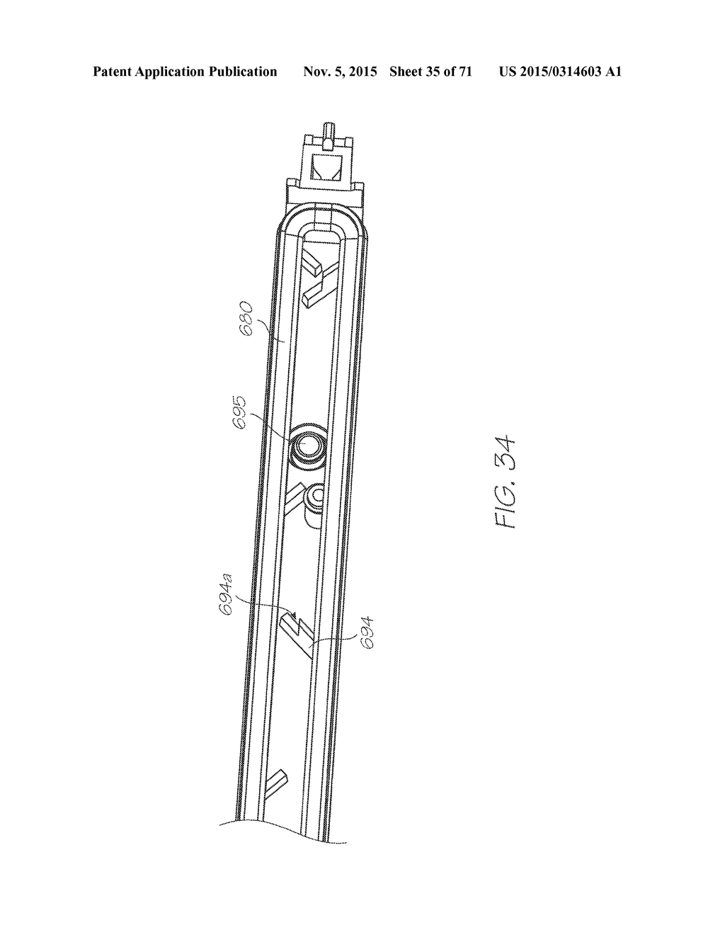 PRINTER HAVING SLED PROVIDING WIPING, CAPPING AND PLATEN MODULES - diagram, schematic, and image 36