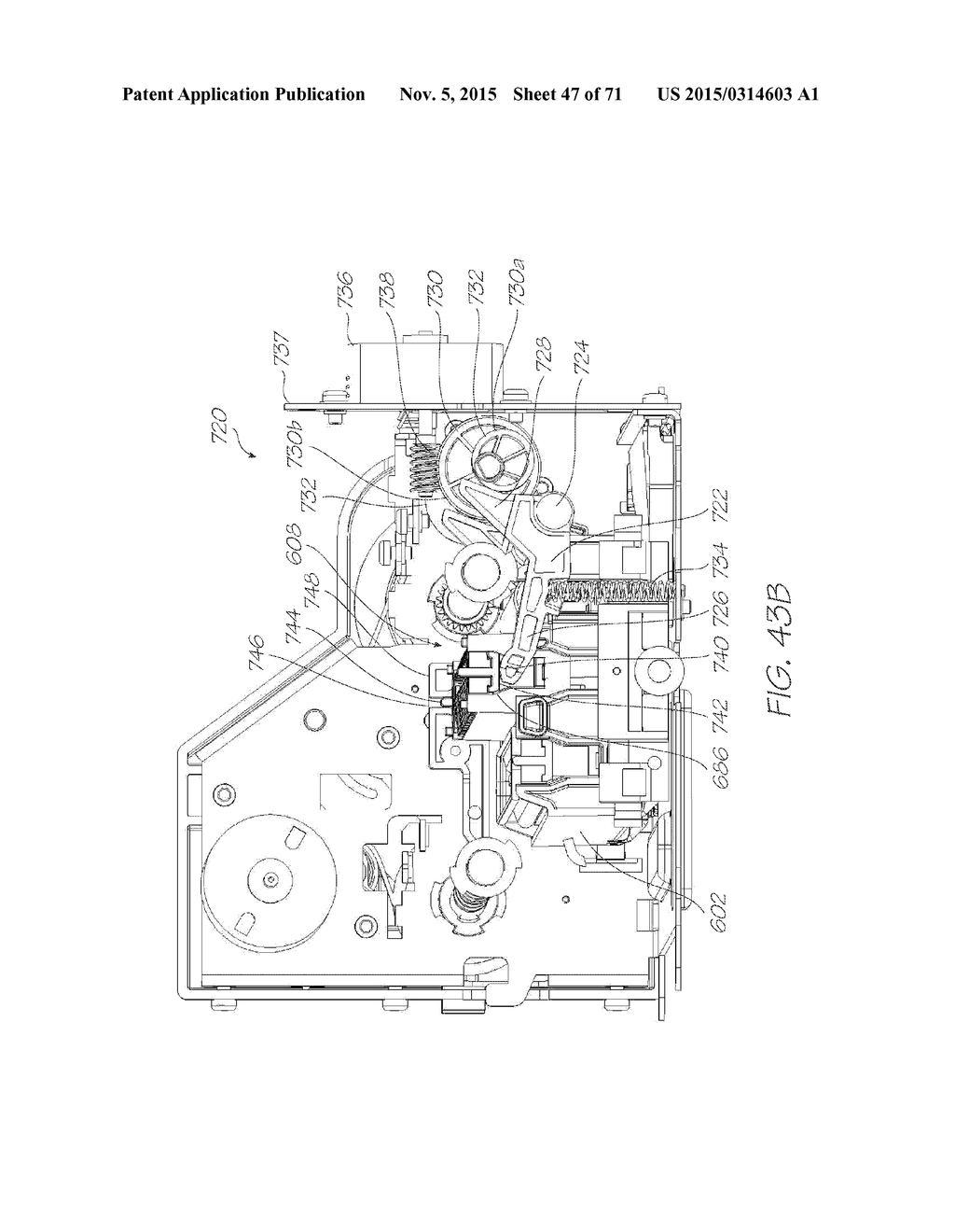 PRINTER HAVING SLED PROVIDING WIPING, CAPPING AND PLATEN MODULES - diagram, schematic, and image 48