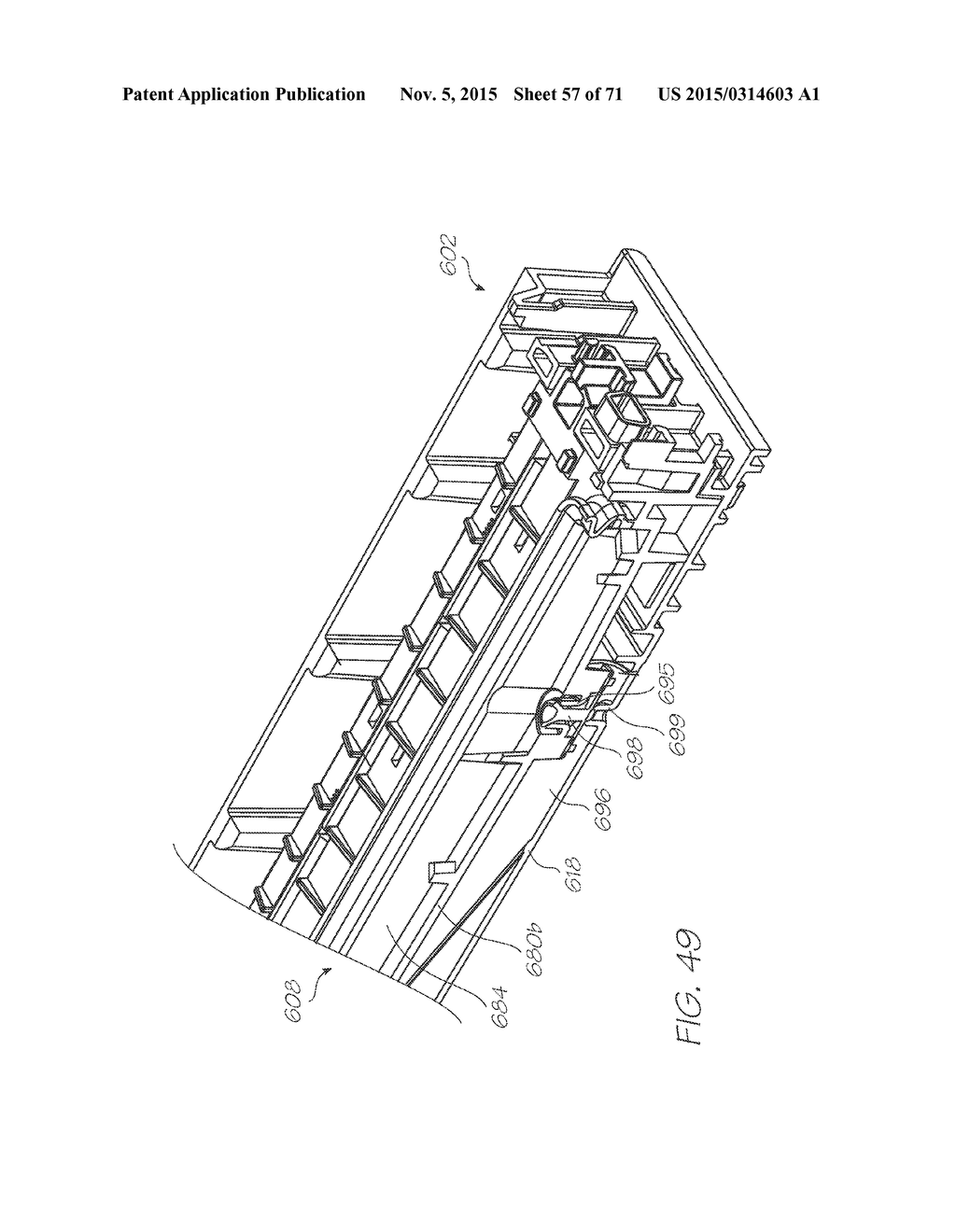 PRINTER HAVING SLED PROVIDING WIPING, CAPPING AND PLATEN MODULES - diagram, schematic, and image 58