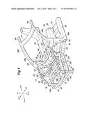 VEHICLE BODY FRONT STRUCTURE FOR AUTOMOBILE diagram and image