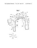 VEHICLE BODY FRONT STRUCTURE FOR AUTOMOBILE diagram and image