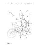 Bicycle storage device diagram and image