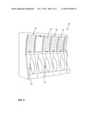 Bicycle storage device diagram and image