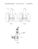 AIRCRAFT UNDERCARRIAGE LEG INCLUDING A UNIT FOR DRIVING THE WHEELS diagram and image