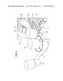 DEVICE FOR PACKAGING A PRODUCT IN AN ENVELOPE diagram and image