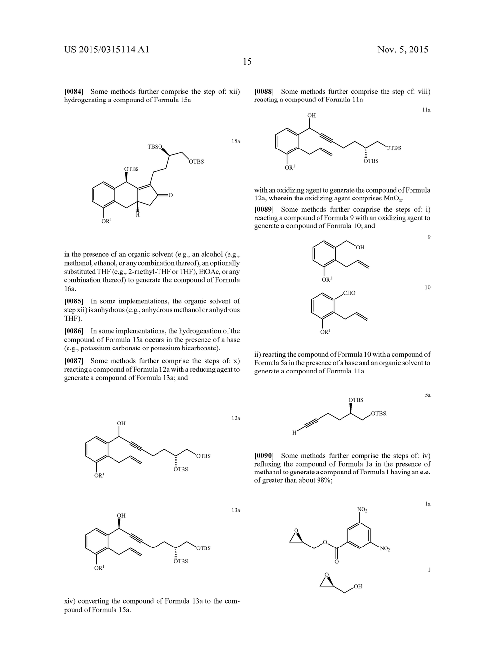Methods of Synthesizing a Prostacyclin Analog - diagram, schematic, and image 16