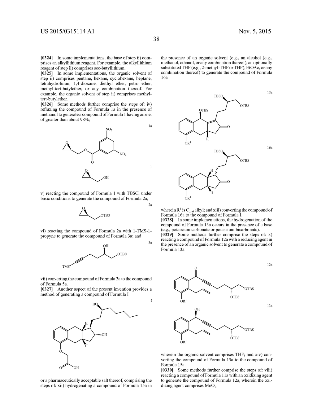 Methods of Synthesizing a Prostacyclin Analog - diagram, schematic, and image 39