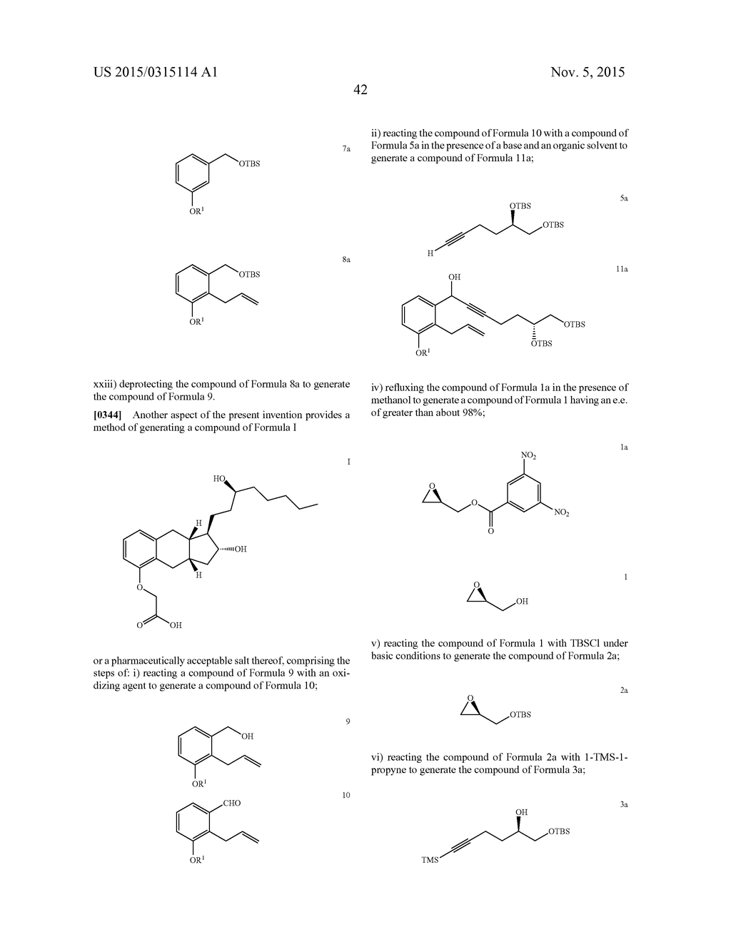 Methods of Synthesizing a Prostacyclin Analog - diagram, schematic, and image 43