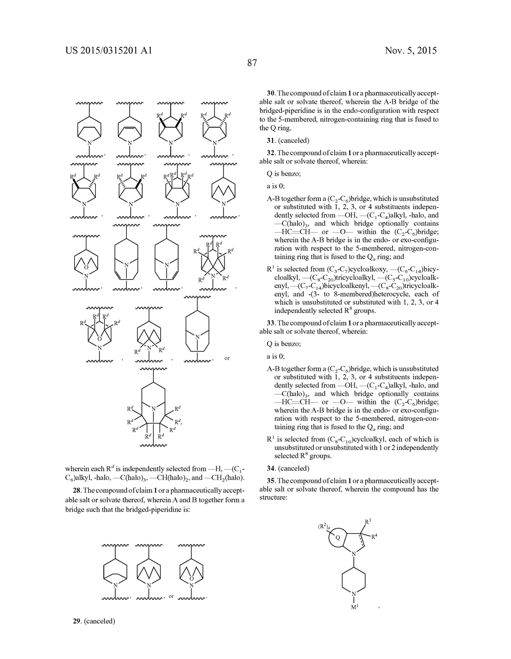 INDOLE AND INDOLINE-TYPE PIPERIDINE COMPOUNDS AND USES THEREOF - diagram, schematic, and image 88