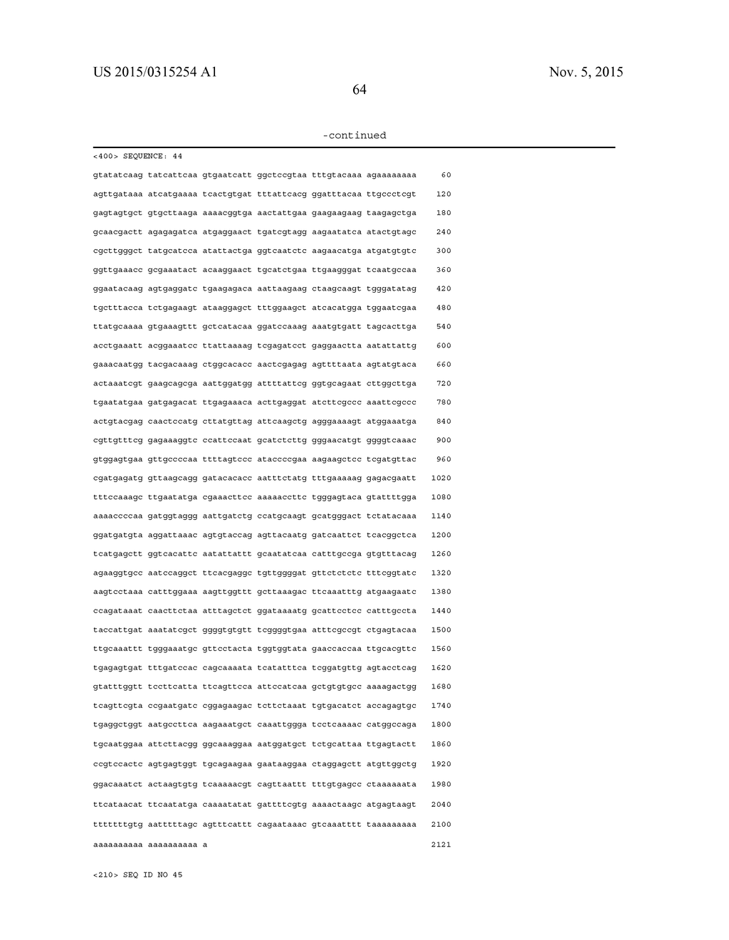 LUTZOMYIA LONGIPALPIS POLYPEPTIDES AND METHODS OF USE - diagram, schematic, and image 67