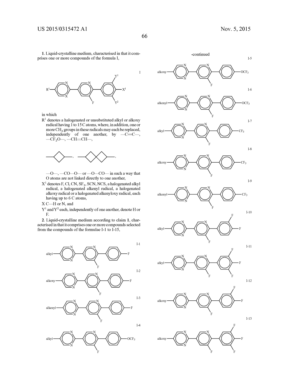 LIQUID-CRYSTALLINE MEDIUM - diagram, schematic, and image 67