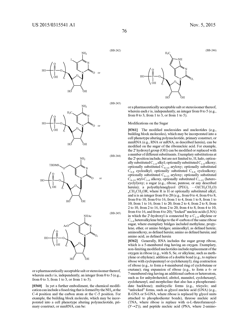 MODIFIED POLYNUCLEOTIDES FOR ALTERING CELL PHENOTYPE - diagram, schematic, and image 79