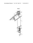 DEVICE FOR CONNECTING A FIXED PORTION OF A TURBINE ENGINE AND A     DISTRIBUTOR FOOT OF A TURBINE ENGINE TURBINE diagram and image