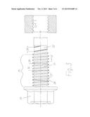 FASTENER SYSTEM COMPRISING AN EXTERNALLY THREADED BOLT AND AN INTERNALLY     THREADED NUT FOR THE AVOIDANCE OF CROSS-THREADING OF THE MATING THREADS     DURING ASSEMBLY diagram and image