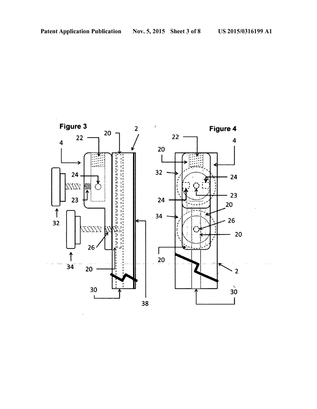 System for Attaching and Variably Positioning Accessories and Devices on a     Surface - diagram, schematic, and image 04