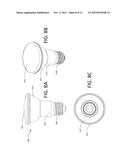 HARD-PRESSED GLASS LIGHT EMITTING DIODE FLOOD LAMP diagram and image