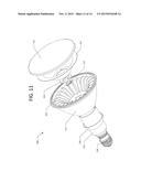 HARD-PRESSED GLASS LIGHT EMITTING DIODE FLOOD LAMP diagram and image