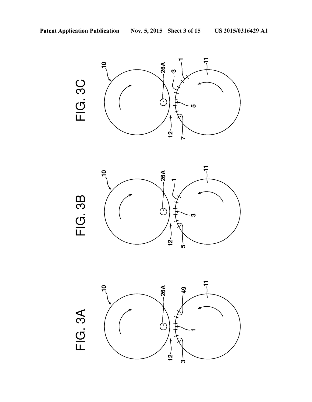 METHOD AND SYSTEM ASSOCIATED WITH A SENSING ROLL AND A MATING ROLL FOR     COLLECTING DATA INCLUDING FIRST AND SECOND SENSOR ARRAYS - diagram, schematic, and image 04