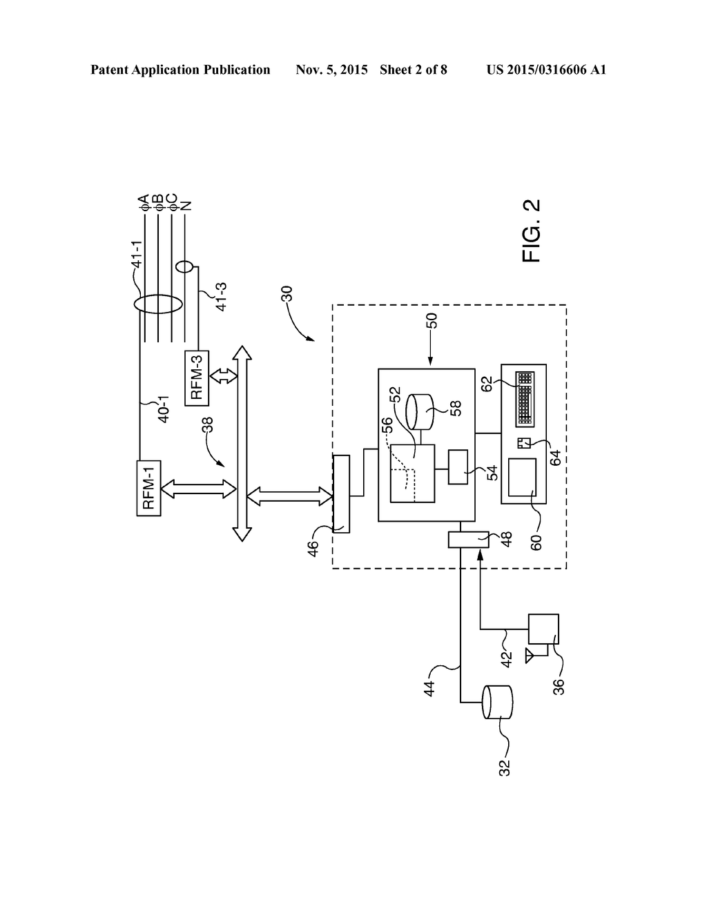 SELF LEARNING RADIO FREQUENCY MONITORING SYSTEM FOR IDENTIFYING AND     LOCATING FAULTS IN ELECTRICAL DISTRIBUTION SYSTEMS - diagram, schematic, and image 03