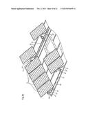 TRACKING DEVICE COMPRISING A RECEIVING STRUCTURE WHICH CAN BE ADJUSTED     ABOUT AT LEAST ONE AXIS, FOR MOUNTING AT LEAST ONE ELEMENT THAT IS     SENSITIVE TO ELECTROMAGNETIC WAVES AND HAS A PREFERENTIAL RADIATION     DIRECTION diagram and image