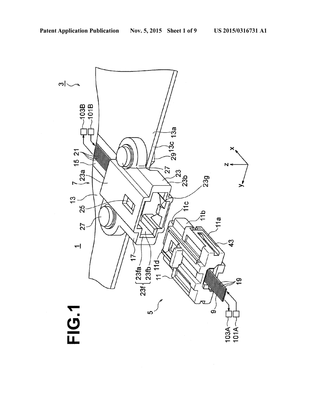 OPTICAL CONNECTOR AND OPTICAL TRANSMISSION MODULE - diagram, schematic, and image 02