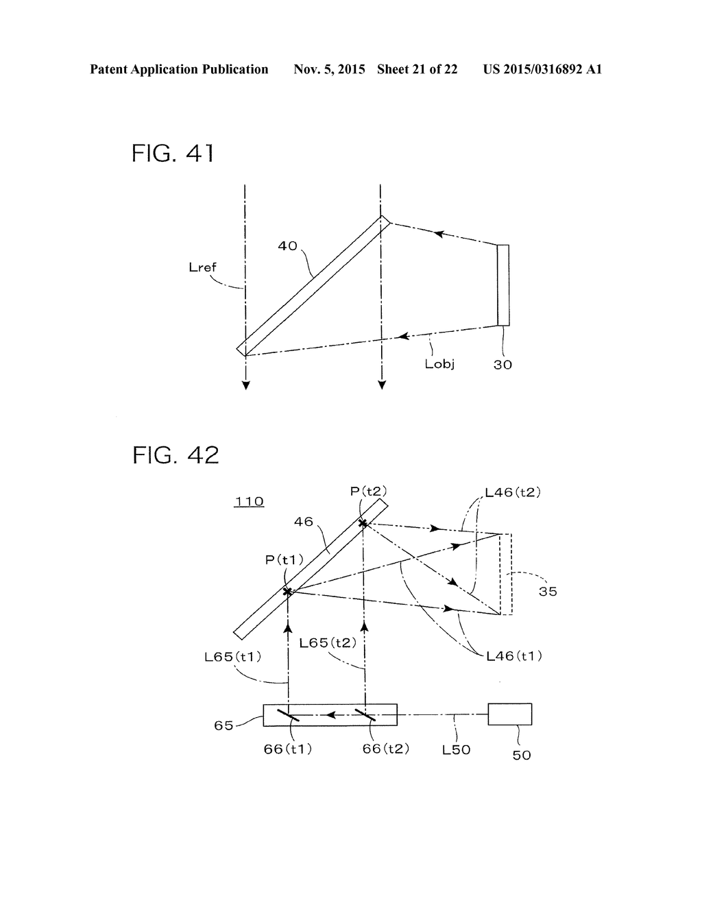 SCANNER DEVICE AND DEVICE FOR MEASURING THREE-DIMENSIONAL SHAPE OF OBJECT - diagram, schematic, and image 22