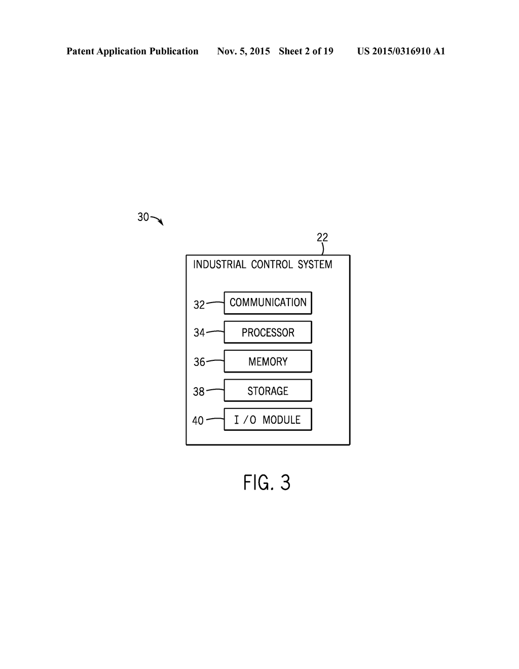 SYSTEMS AND METHODS FOR OPERATING INDUSTRIAL AUTOMATION DEVICES BASED ON     HIERARCHICAL LEVEL AWARENESS - diagram, schematic, and image 03