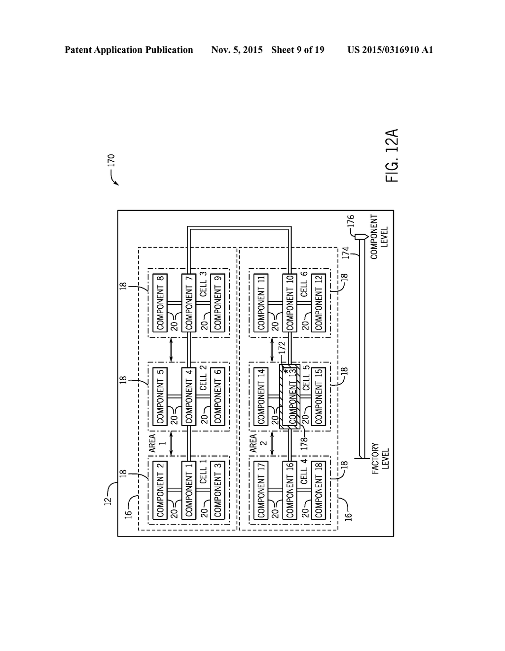 SYSTEMS AND METHODS FOR OPERATING INDUSTRIAL AUTOMATION DEVICES BASED ON     HIERARCHICAL LEVEL AWARENESS - diagram, schematic, and image 10