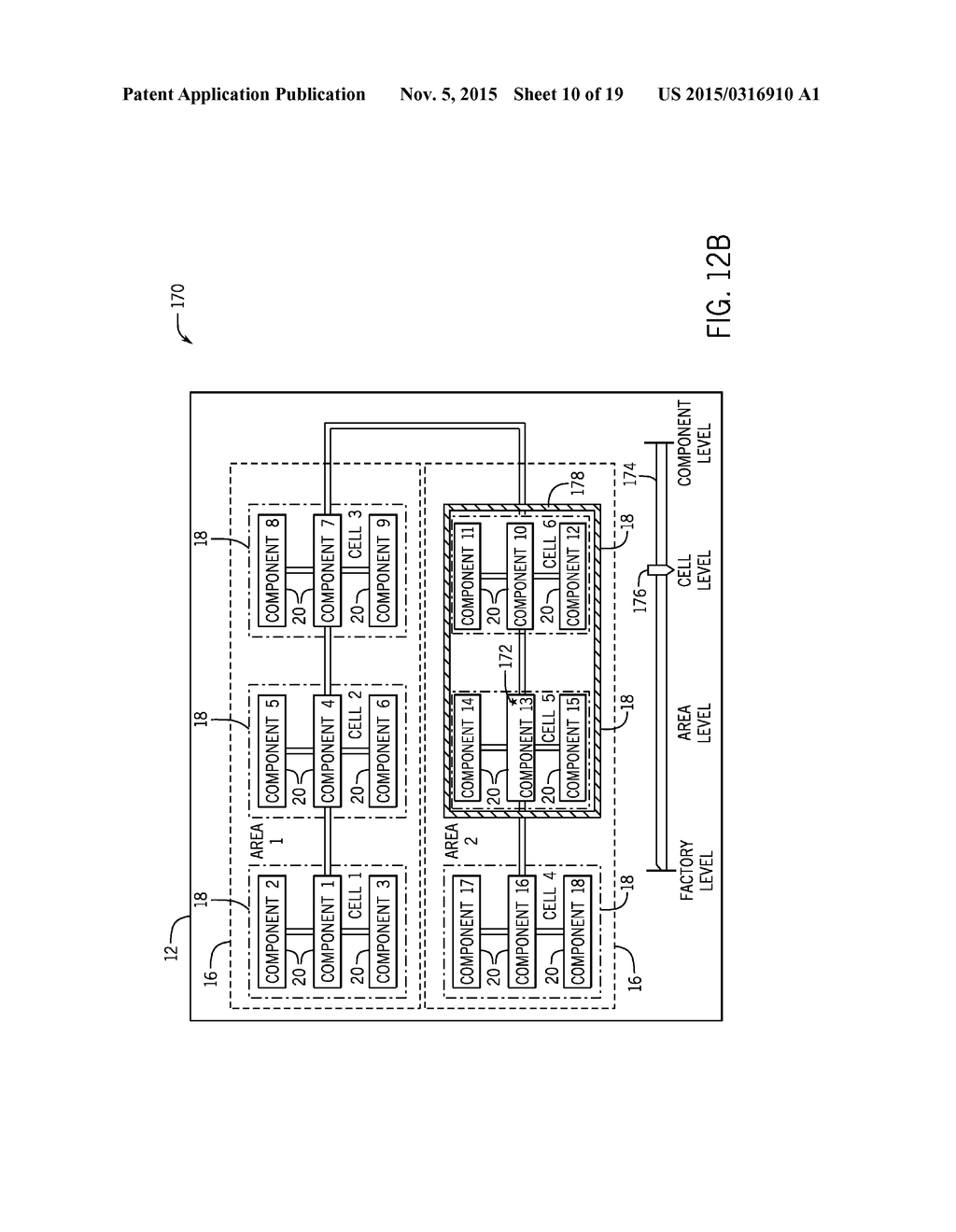 SYSTEMS AND METHODS FOR OPERATING INDUSTRIAL AUTOMATION DEVICES BASED ON     HIERARCHICAL LEVEL AWARENESS - diagram, schematic, and image 11