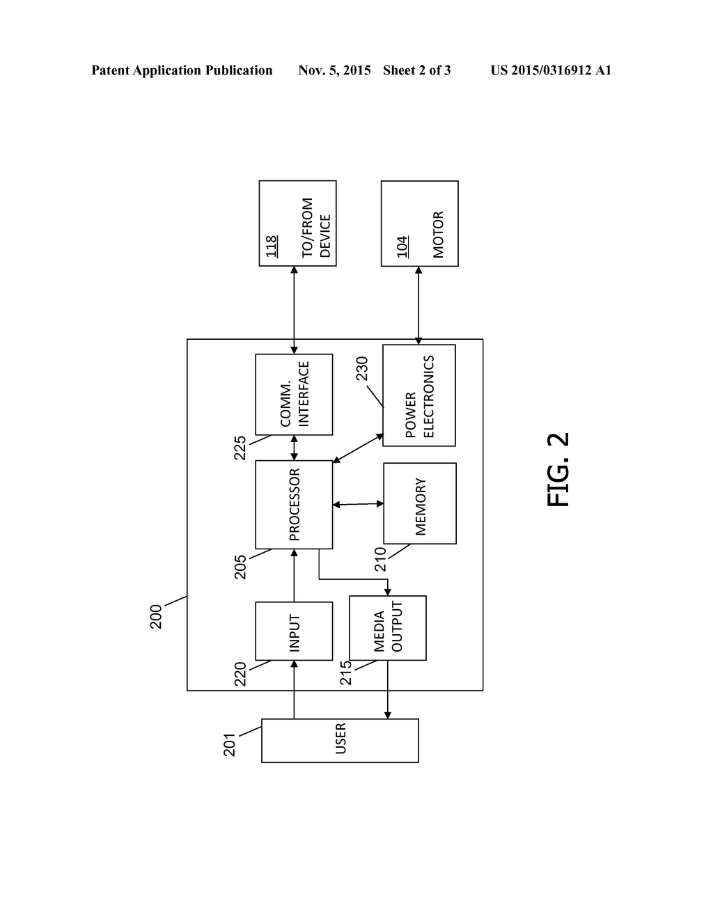 MOTOR CONTROLLER AND METHOD FOR CONTROLLING A MOTOR AFTER A POWER-LOSS     EVENT - diagram, schematic, and image 03