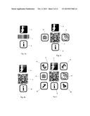 Device, A Method And A Server For Retrieving Information Using A Machine     Readable Image diagram and image