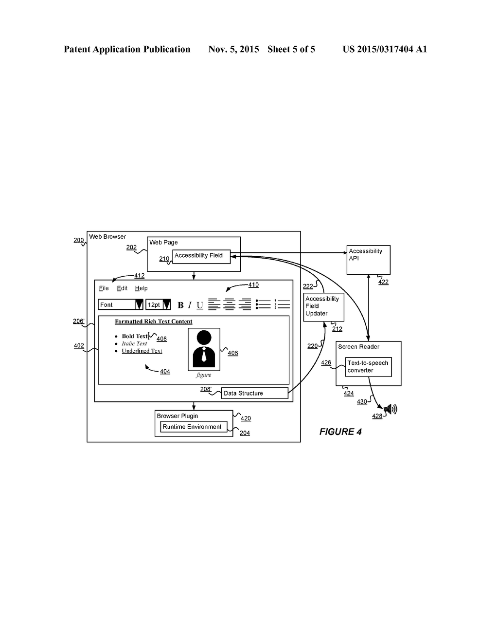 Accessing Content in a Rich Internet Application - diagram, schematic, and image 06