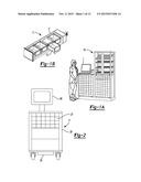 MEDICATION STORAGE AND DISPENSING APPARATUS HAVING LINEAR DRAWER ASSEMBLY     INCLUDING DISCRETE STORAGE MODULES diagram and image