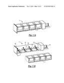 MEDICATION STORAGE AND DISPENSING APPARATUS HAVING LINEAR DRAWER ASSEMBLY     INCLUDING DISCRETE STORAGE MODULES diagram and image