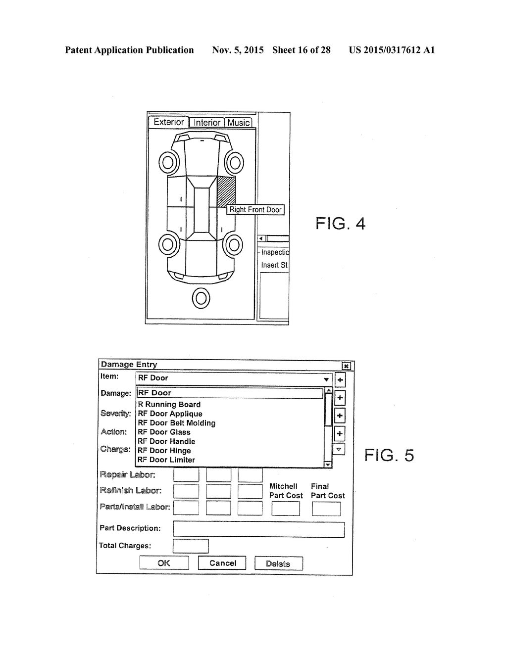 COMPUTER-ASSISTED AND/OR ENABLED SYSTEMS, METHODS, TECHNIQUES, SERVICES     AND USER INTERFACES FOR CONDUCTING MOTOR VEHICLE AND OTHER INSPECTIONS - diagram, schematic, and image 17