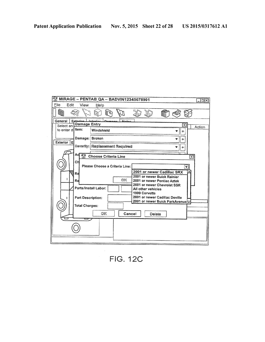 COMPUTER-ASSISTED AND/OR ENABLED SYSTEMS, METHODS, TECHNIQUES, SERVICES     AND USER INTERFACES FOR CONDUCTING MOTOR VEHICLE AND OTHER INSPECTIONS - diagram, schematic, and image 23