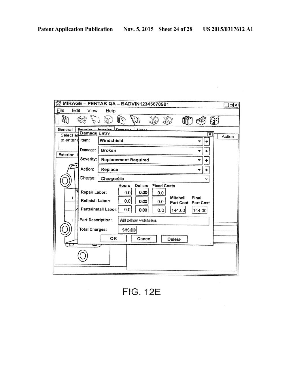 COMPUTER-ASSISTED AND/OR ENABLED SYSTEMS, METHODS, TECHNIQUES, SERVICES     AND USER INTERFACES FOR CONDUCTING MOTOR VEHICLE AND OTHER INSPECTIONS - diagram, schematic, and image 25