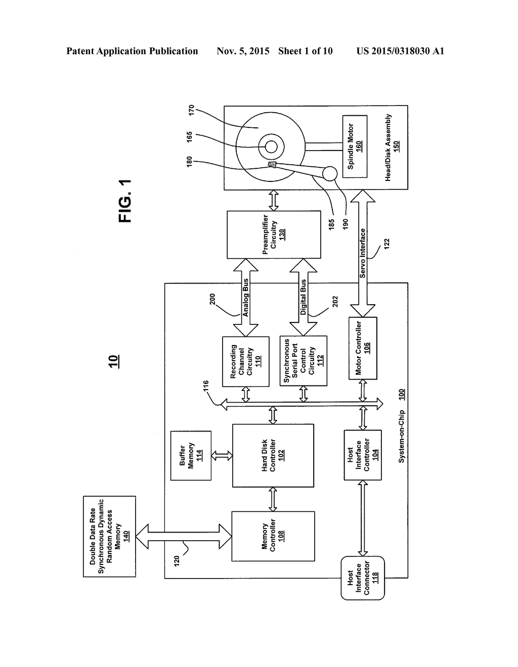 MULTIPLEXED SYNCHRONOUS SERIAL PORT COMMUNICATION WITH SKEW CONTROL FOR     STORAGE DEVICE - diagram, schematic, and image 02